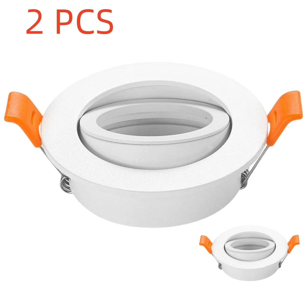 2/10 Pcs LED Recessed Ceiling Spot Lamp Replaceable Round LED Downlight for Living Room Bedroom Balcony Lighting