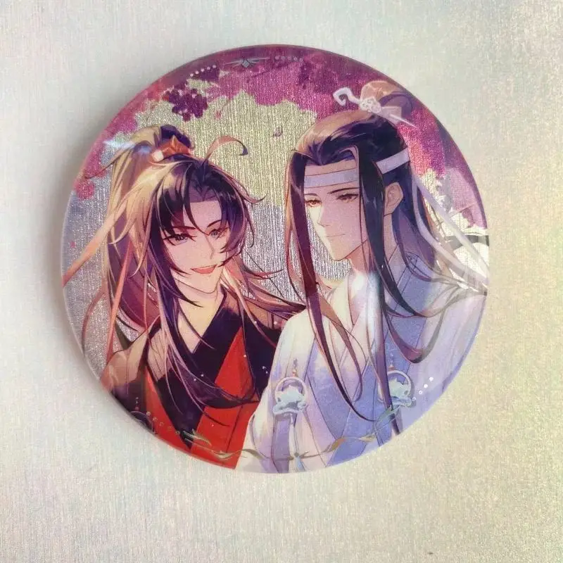 베스트셀러 콜라보레이션 '악마의 길의 대가' 주변 상품 58mm 배지 가방 펜던트 웨이 우시안 란 왕지