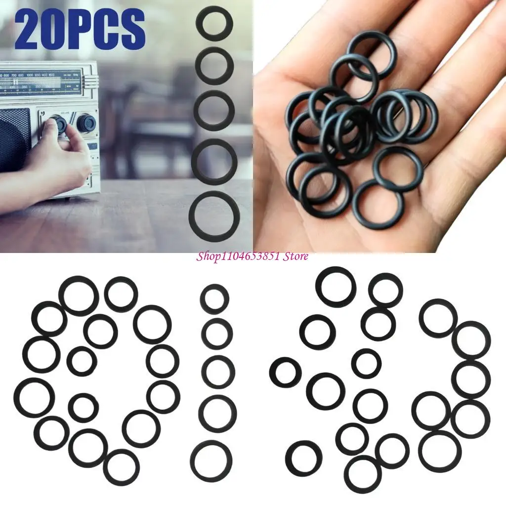 

Universal Fit Rubber Pulleys 100Pcs/Pack produced For Music Device Repair