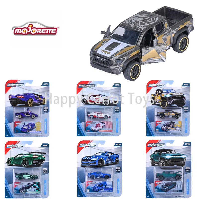 Coche de Juguete Original Majorette 1:64 Deluxe, Modelo de Metal Fundido a Presión, Neumáticos de Goma, Ruedas Giratorias, Piezas Abatibles, con Caja de Colección