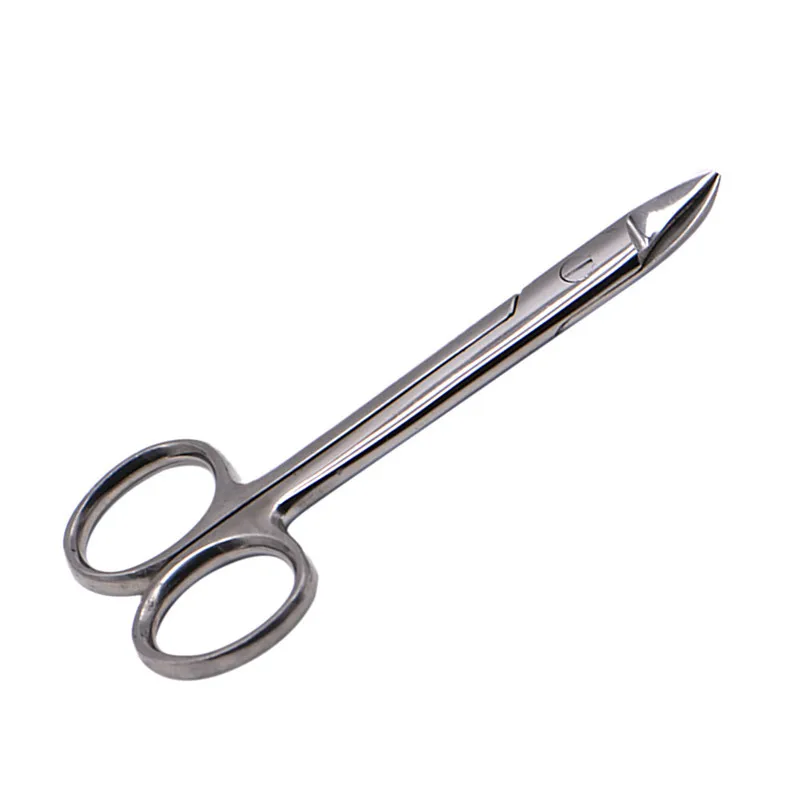 Dental Crown Scissors Stainless Steel Tissue Scissor Tool Straight Curved Head Medical Surgical Instrument