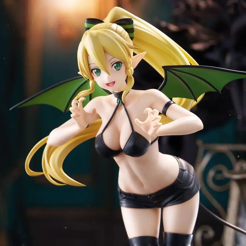 Genuine Furyu Bicute Dark Sword Art Online Leafa Anime Action Figure 23cm Collectible Pvc Model Festival Birthday Gifts Ornament