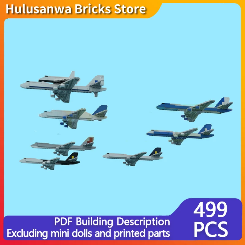 

Large Transport Aircraft Set Model MOC Building Bricks War Equipment Modular Technology Gifts Holiday Assemble Children Toy Suit