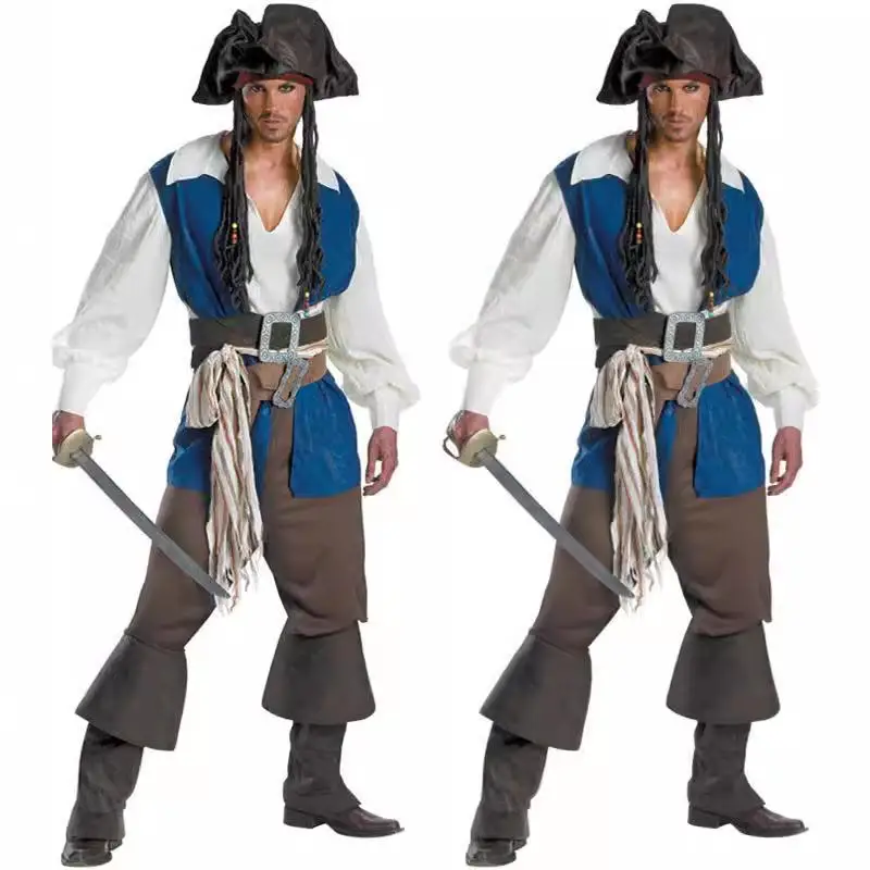 Disfraz de Pirata para Hombre, orme de Juego de loween, Traje Tradicional Hanfu para Mujer, Ropa para Actuaciones Escé...