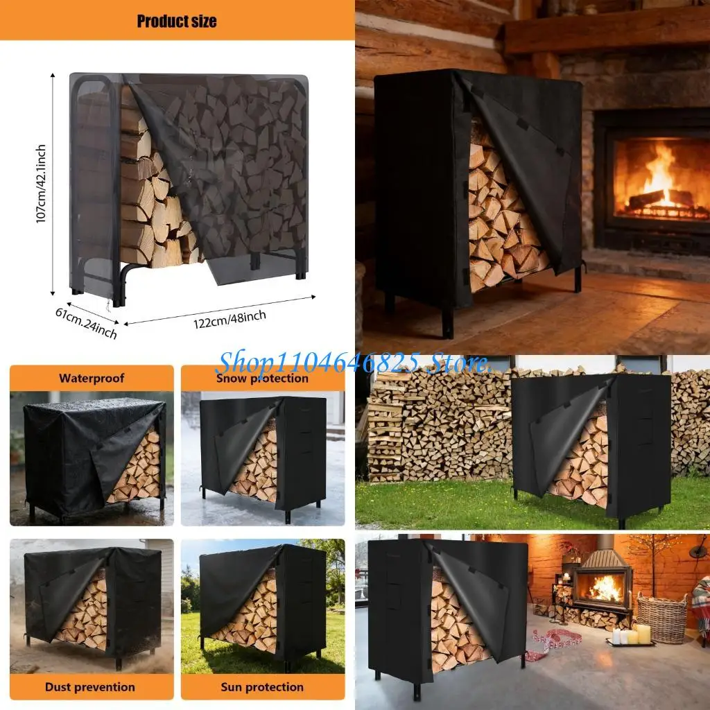 

Стойка для дров погоды покрывает ткань Оксфорд 420D водонепроницаемую и устойчивую