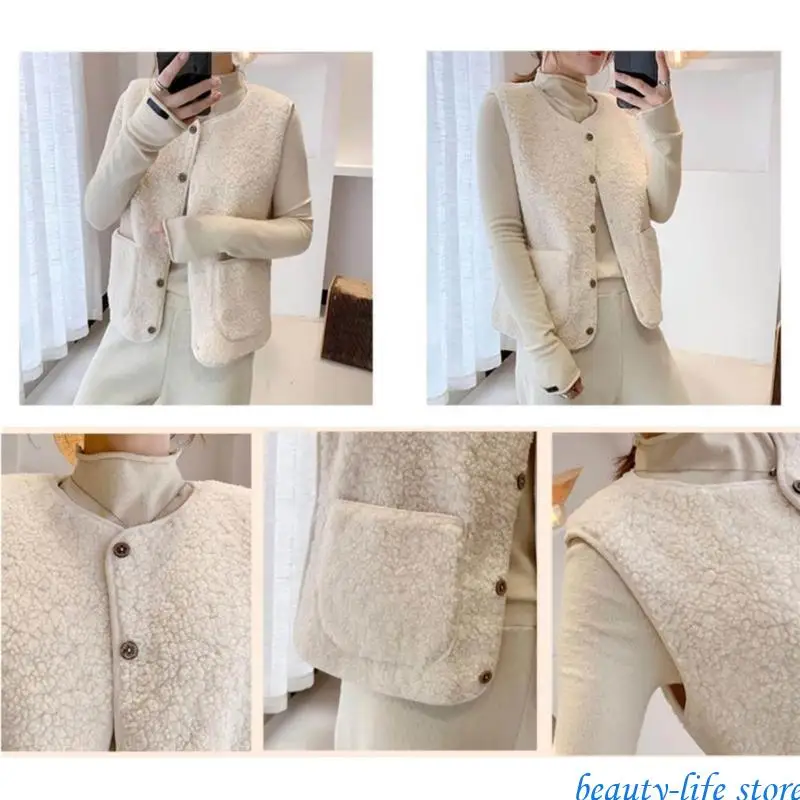 

Теплый и удобный жилет, испытанный комфорт и стиль с этим коротким верхом универсальный рукавиц 517d