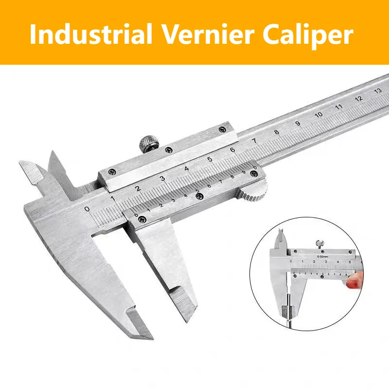 

Профессиональный промышленный штангенциркуль 150 мм/200 мм из углеродистой стали, прецизионные измерения четырех применений, метрические прецизионные измерительные инструменты
