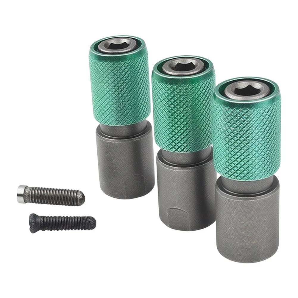 3pcs Quick-Lock Hex Adapter Set Hexagonal Quick Release Connecting Rod Drill Bits Chuck Adapter For Drill & Angle Grinder
