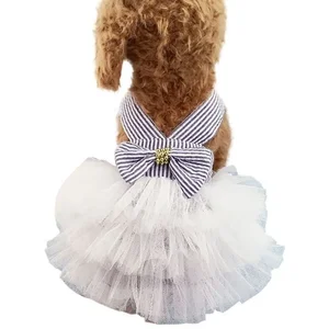 Hunde- und Katzenprinzessin Bowknotrock, Haustierkostüm, Hochzeitskleid, Hundekleidung, Frühling, Sommer 10 Hauptverkauf Tutu Hund - №9