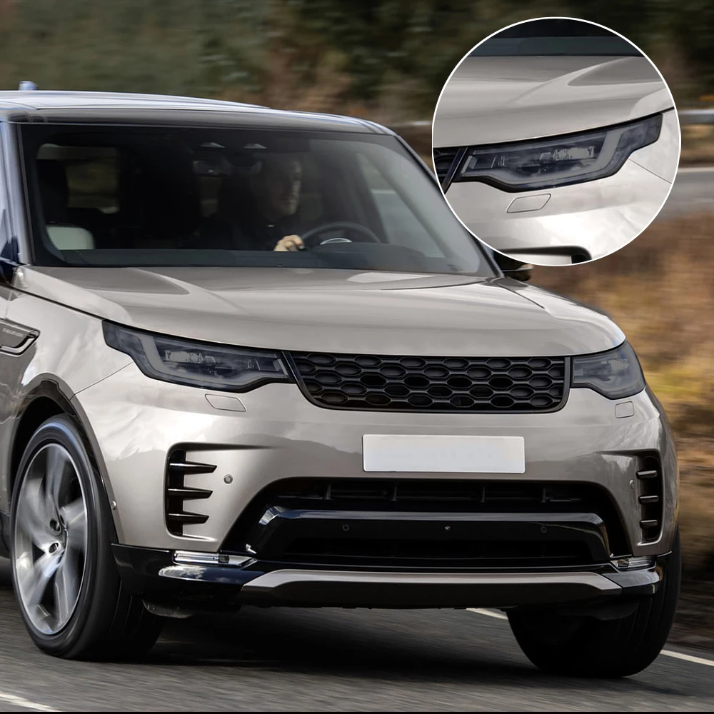 

For Land Rover Discovery 5 4 LR4 2010-2026 Smoke Black Pre-Cut Headlight Protection Film TPU PPF Kit Anti-Scratch Vinyl Film