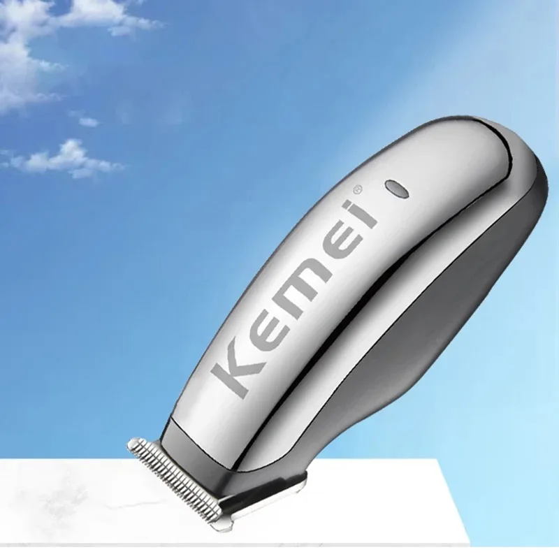 Kemei Mini tondeuse à cheveux électrique hommes tondeuses à cheveux/barbe Portable voyage coupe de cheveux Machine Rechargeable sculpture tondeuse KM-666C