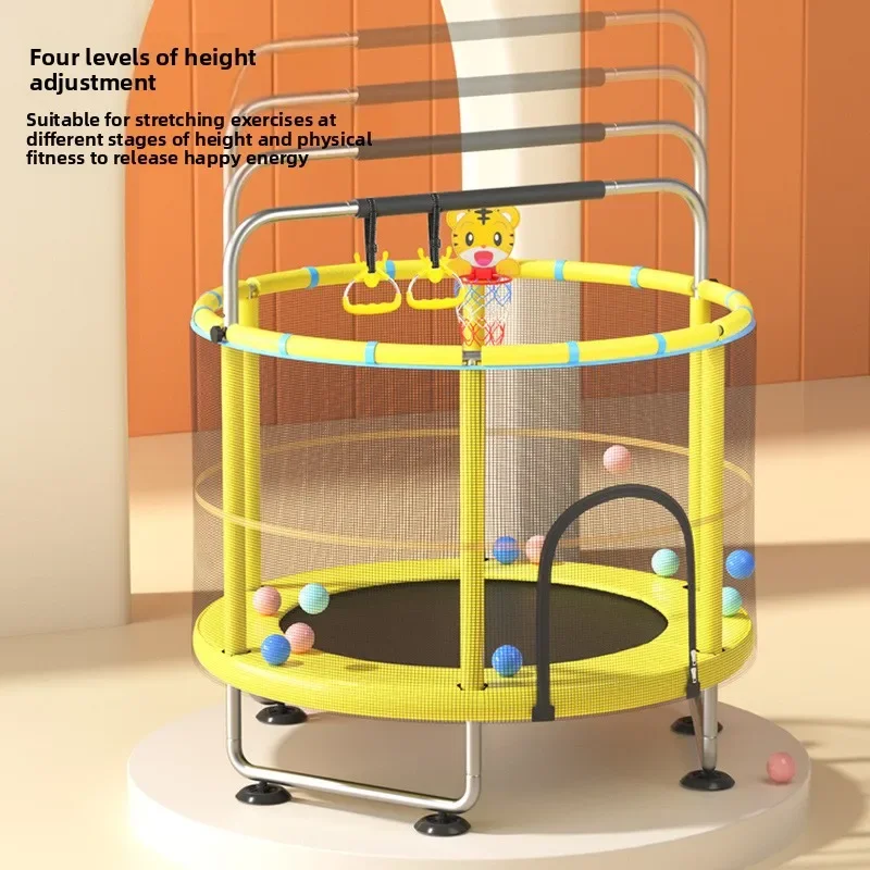 Trampolín práctico y popular para el hogar, para niños, bebés, adultos, con cinturón de seguridad, juguete para el hogar.