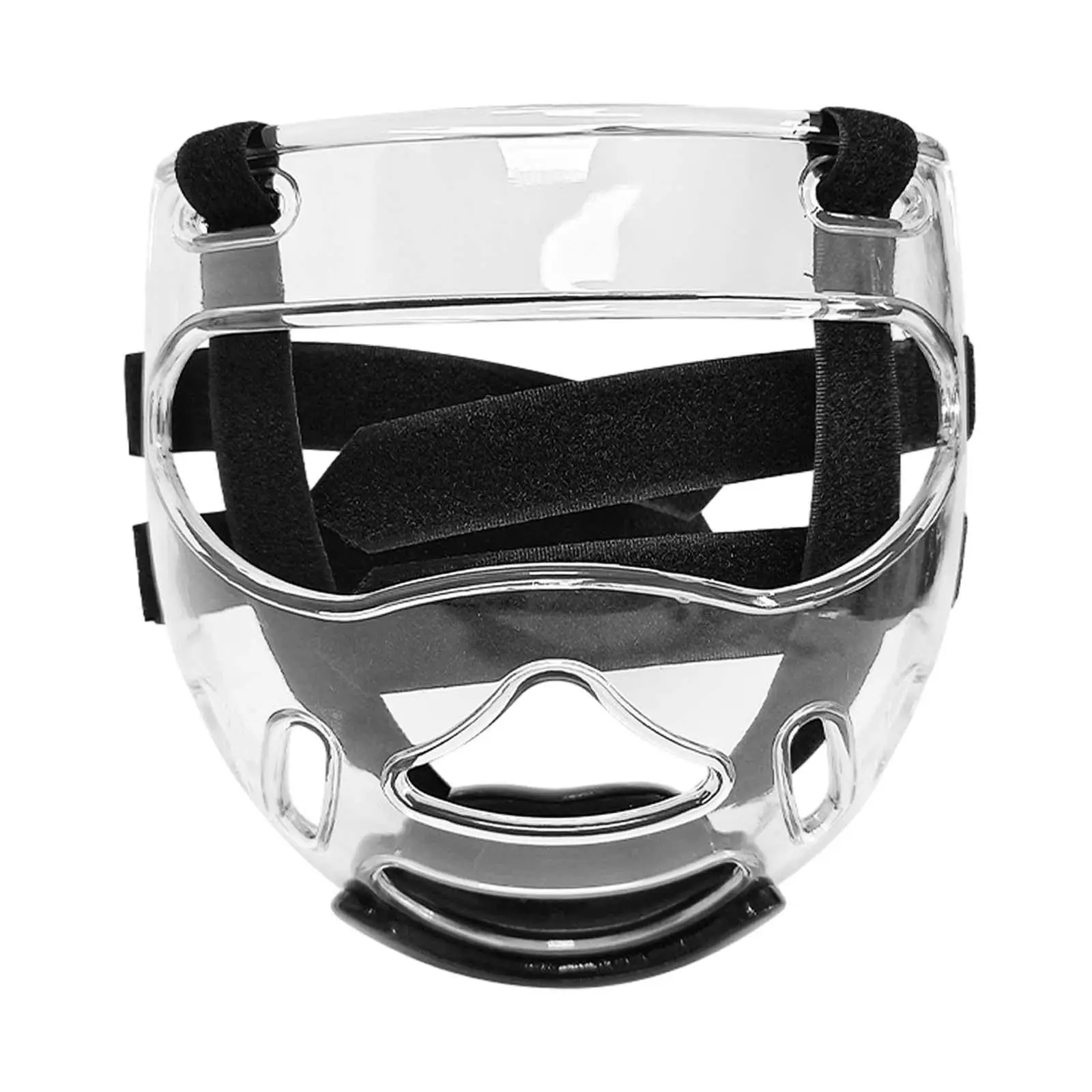 Taekwondo Face Mask Taekwondo Face Shield Detachable Sparring Mask Transparent Face Guard for Grappling, Kickboxing, Training