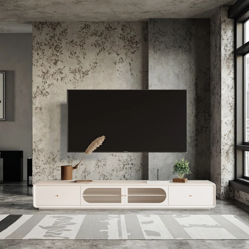 

2025 TV Cabinet Light Luxury Modern Minimalist tv cabinet living room
