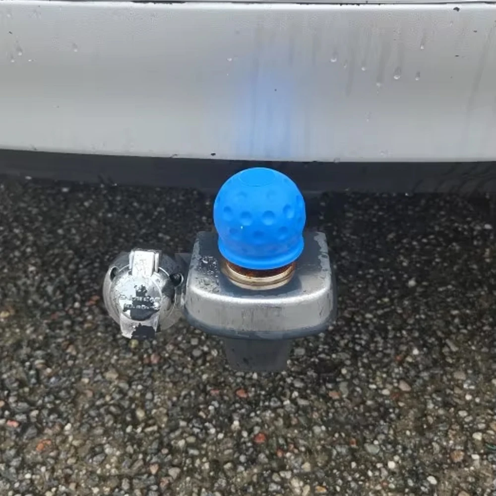 4 Colors Trailer Ball Head Protective Cap Rubber Towing Bars Cap Hitchs for Cars Trucks Trailers Protector Cover Car Accessorie
