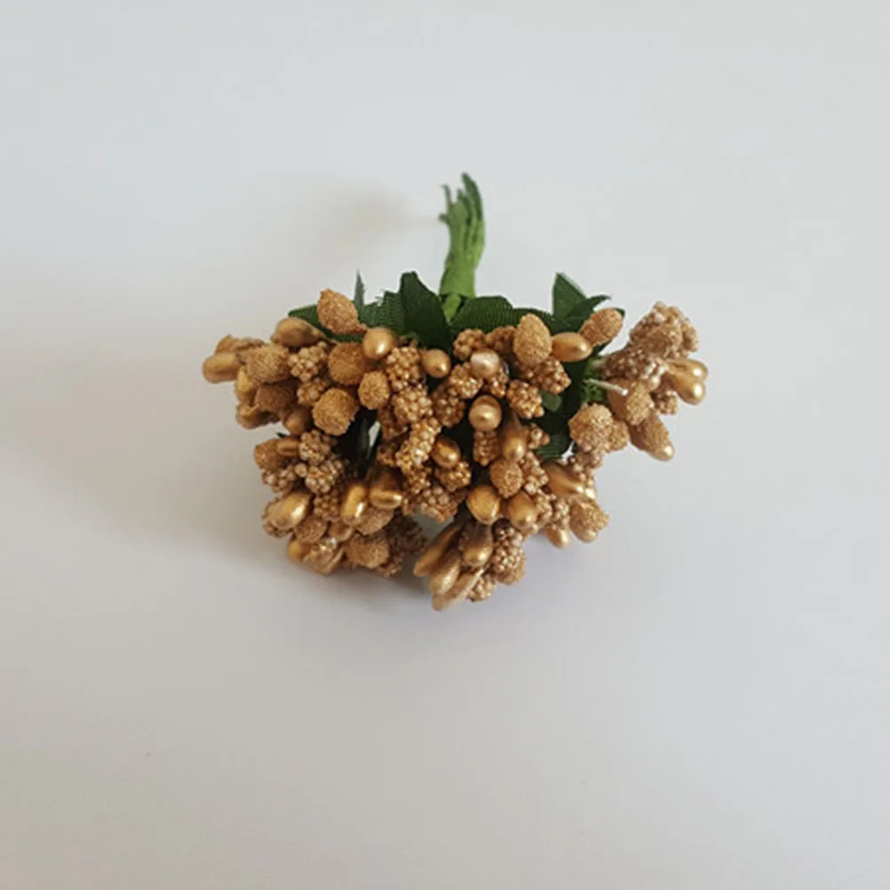 

12pcs Artificial Berry Picks Vivid Color Lifelike Simulation Berries for Wedding Party Office Church Decor Christmas
