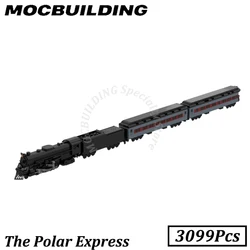 Train Model Display MOC Building Blocks Brick Toys Construction Gift Christmas Present