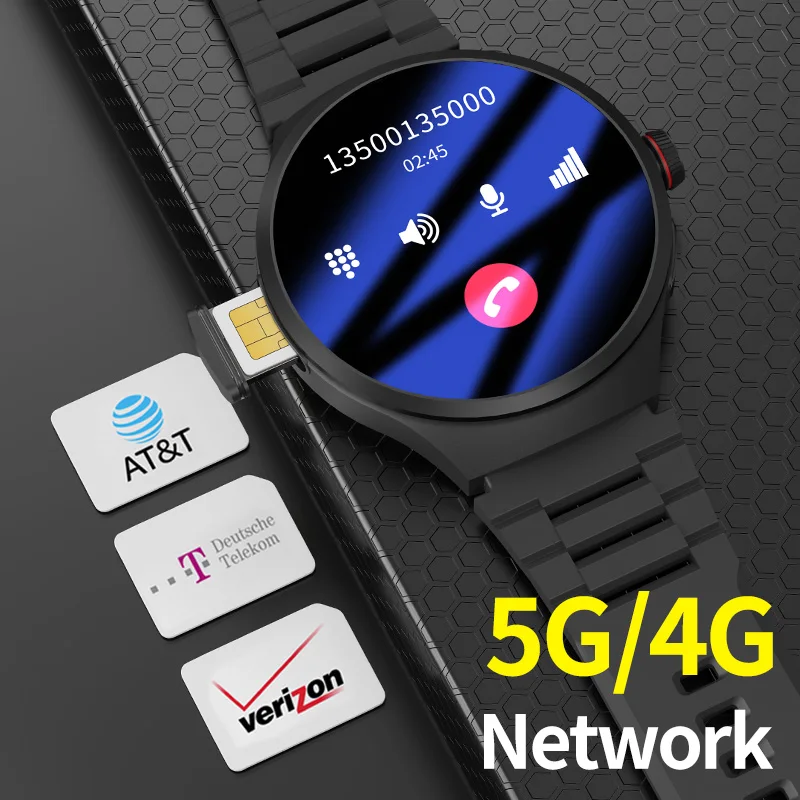 2025 ساعة ذكية VP50 جديدة 4g/5g بطاقة Sim نظام أندرويد 10.0 180 °   سحب كاميرا GPS WIFI Play Game Whatsapp Tiktok Smart Watch