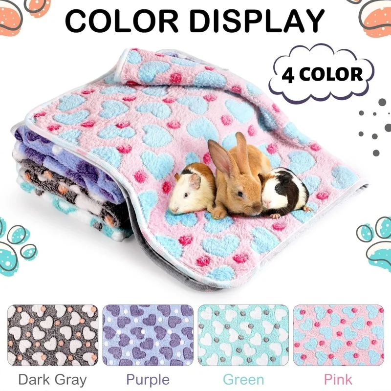 Guinea Pig Cage Mat Reusable Blanket Mat Cat Blanket Dog Blanket Three-Layer Material Washable view 6