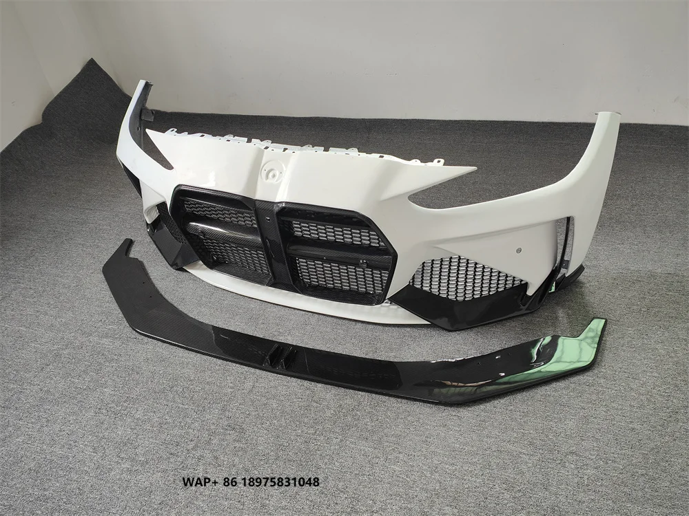 

D-Style Body Kit for B-MW G26 425i Semi Carbon Fiber Upgraded Front Bumper with Exhaust Cut-Outs Compatible New 4 Series