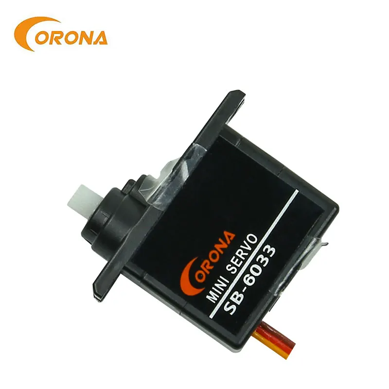 Corona SB6033 Mini SBUS Servo Programmable Plastic Gear 6.2g Lightweight High Speed Servo for RC Fixed‑wing Aircraft Models