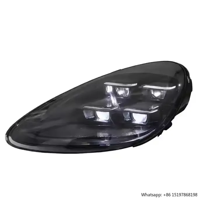 SJC for Porsche Cayenne 958 Upgrade to 2024 Matrix Style LED  Headlight 2011-2017 High Quality Front Light Plug and Play Lamp