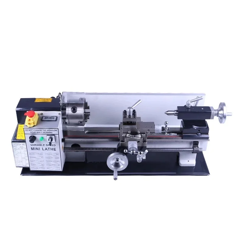 

0618 550W Household DIY Small Stainless Steel Lathe Metal Processing Lathe Mini milling machine Metal Lathe Tool