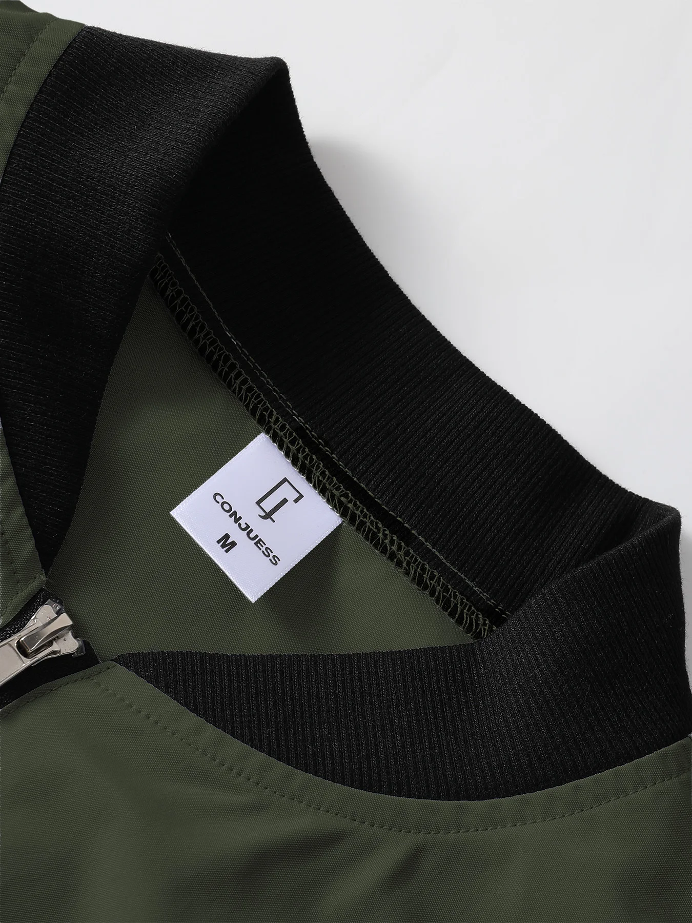 Baseball Collar Bomber Jacket Men's Spring Fall Loose Casual Windproof Workwear Coat view 3