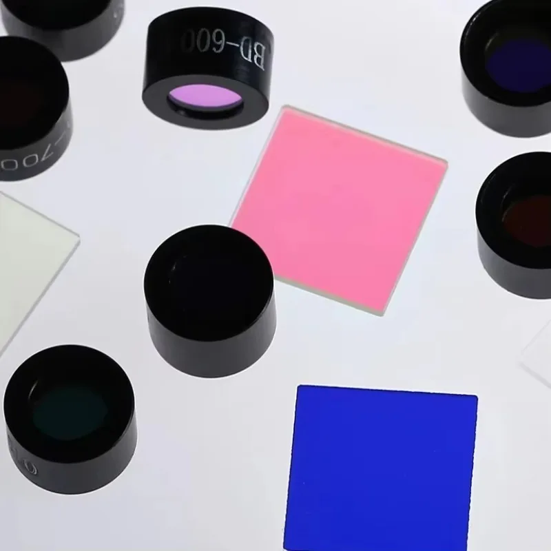 Filtro de Vidrio Óptico 2025 con Recubrimiento Duro IAD, 90% de Transmitancia, Personalizable para Detección de Electrolitos, Analizador Bioquímico