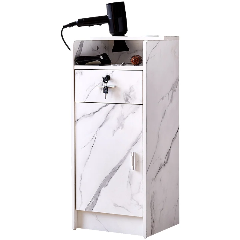 Barbershop Tool Cabinet Hair Salon Special Hairdressing Tool Cabinet Multifunctional Salon Trolley Adjustable Contemporary Metal