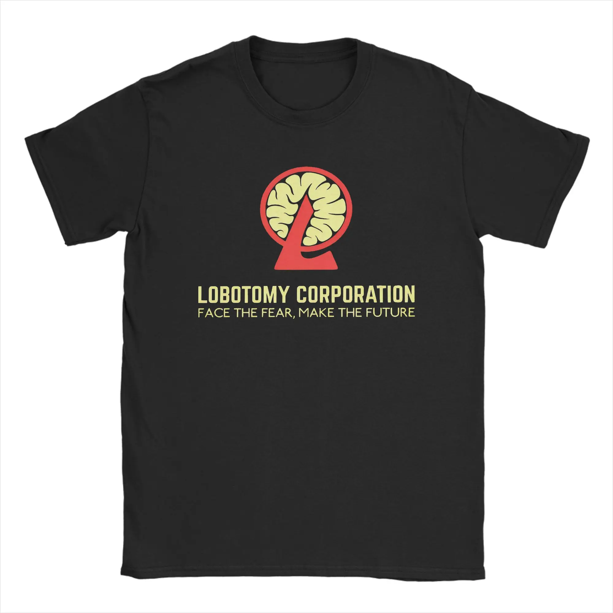 Lobotomy Corporation Video Game Men's T Shirts Monster Management Tee Short Sleeve Crewneck T-Shirts Pure Cotton Summer Clothing