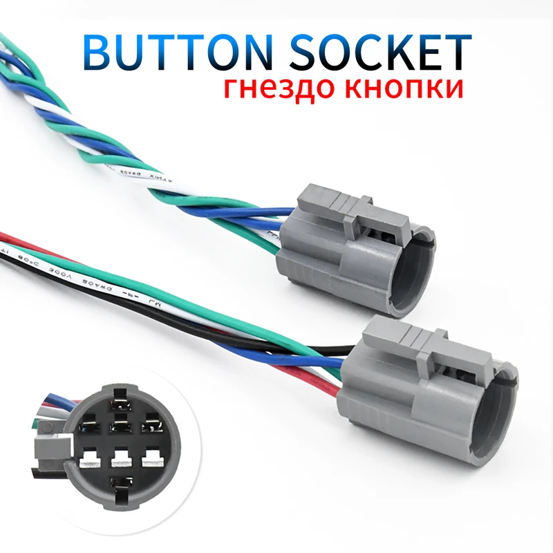 1Pcs 16/19/22mm Metal Rotary Button Switch Matching Base