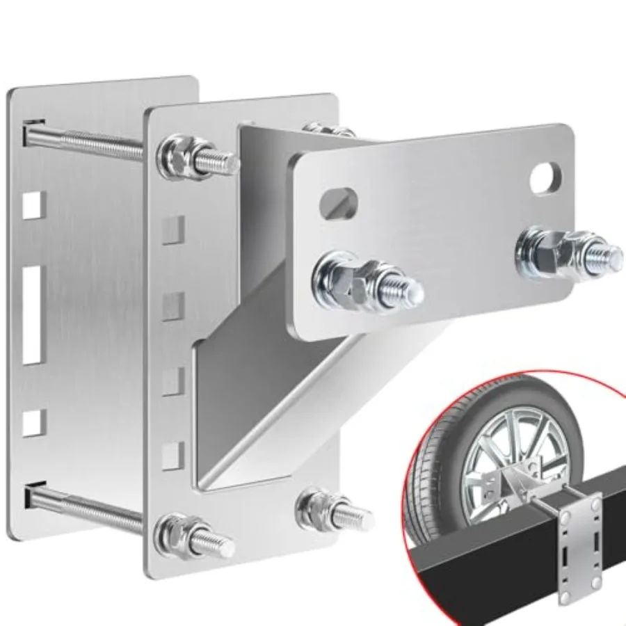 

Spare Tire Carrier Stainless Steel Spare Tire Mount for Boat Trailer Fits Most 4 and 5 Lugs Wheels Hold 4″ 4.5″ 4.75″and 5″Bolt