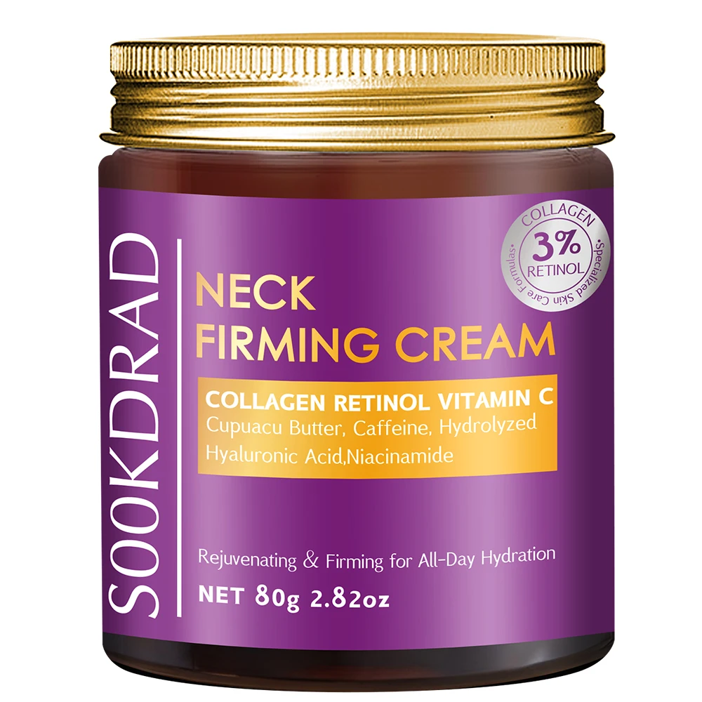 80 جرام كريم شد الوجه والرقبة، تقليل التجاعيد، بقع العمر، أكياس العين، التجاعيد، إلخ، الاستخدام اليومي الطبيعي #5