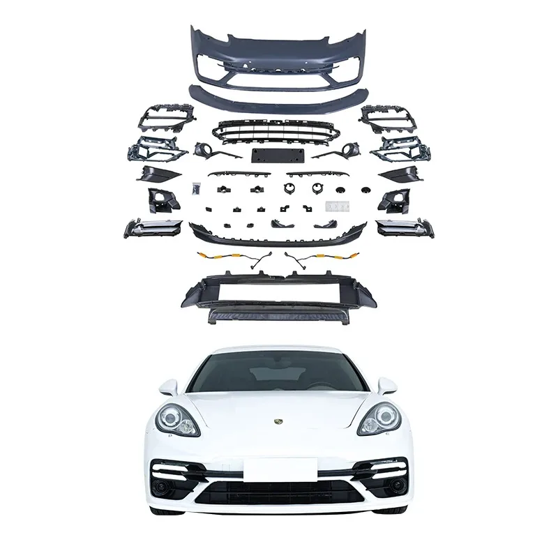 

Новинка для Panamera 2009-2013, автомобильный Bodykit 970 971, комплект кузова в стиле TurboS, обновление и модификация переднего бампера Direc