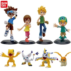 Anime Digimon Adventure Figure Yagami Taichi Ishida Yamato Yagami Hikari Takaishi Takeru Action Model PVC Decorations Toys Gifts