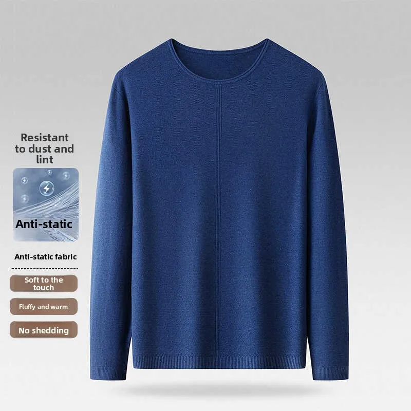 

Men's Classic Simple Pure Color Slim Fit round Ne Long Sve Knitted Sweater Faionable Urban Sle Casual Spring Autumn
