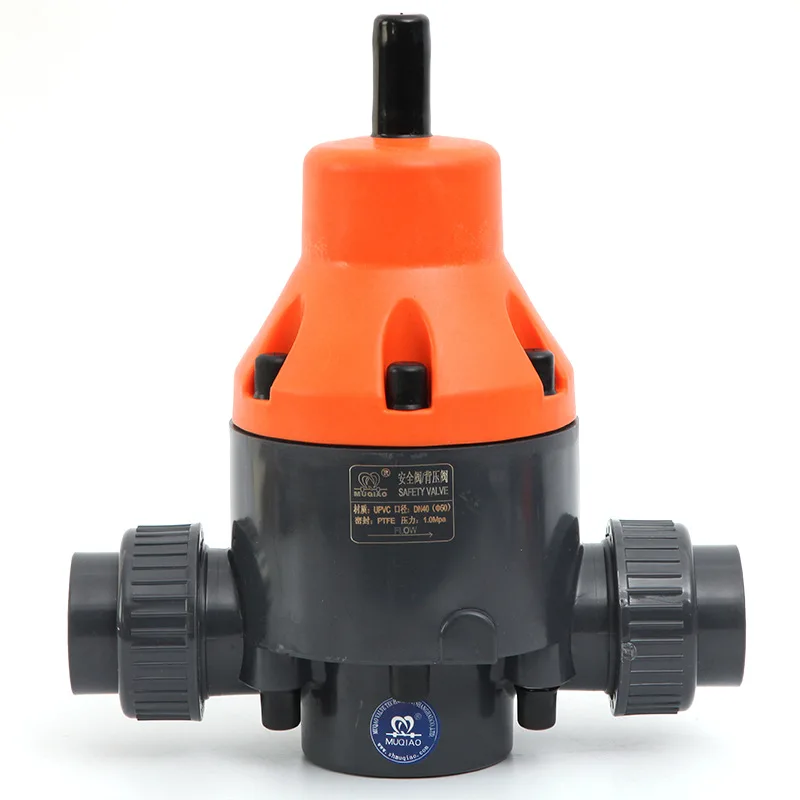 UPVC back pressure valve Plastic micro-opening pressure reducing valve Dosing device valve