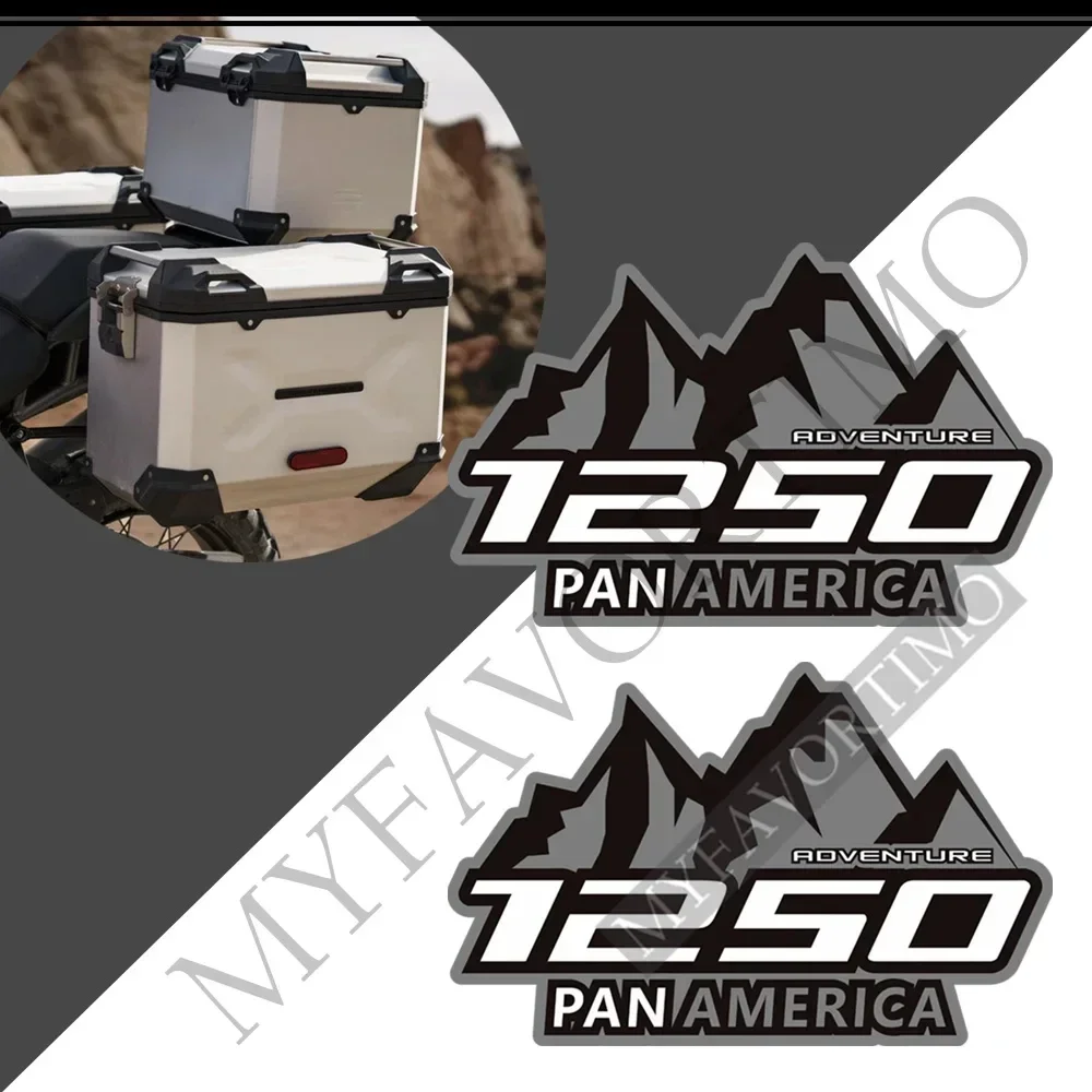 For HARLEY Pan America 1250 Aluminum Motorcycle Stickers Luggage Cases Trunk Panniers Protector Adventure