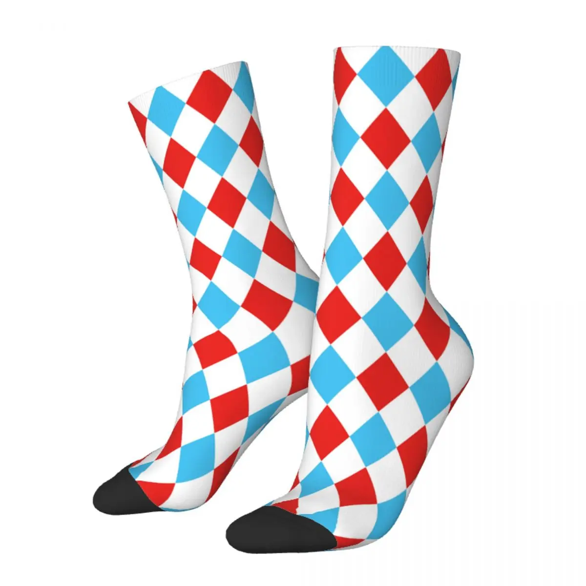 Harlequin Circus Rhombus Clown Joker Socks Men Women Funny Happy Socks Harajuku Spring Summer Autumn Winter Socks Gifts