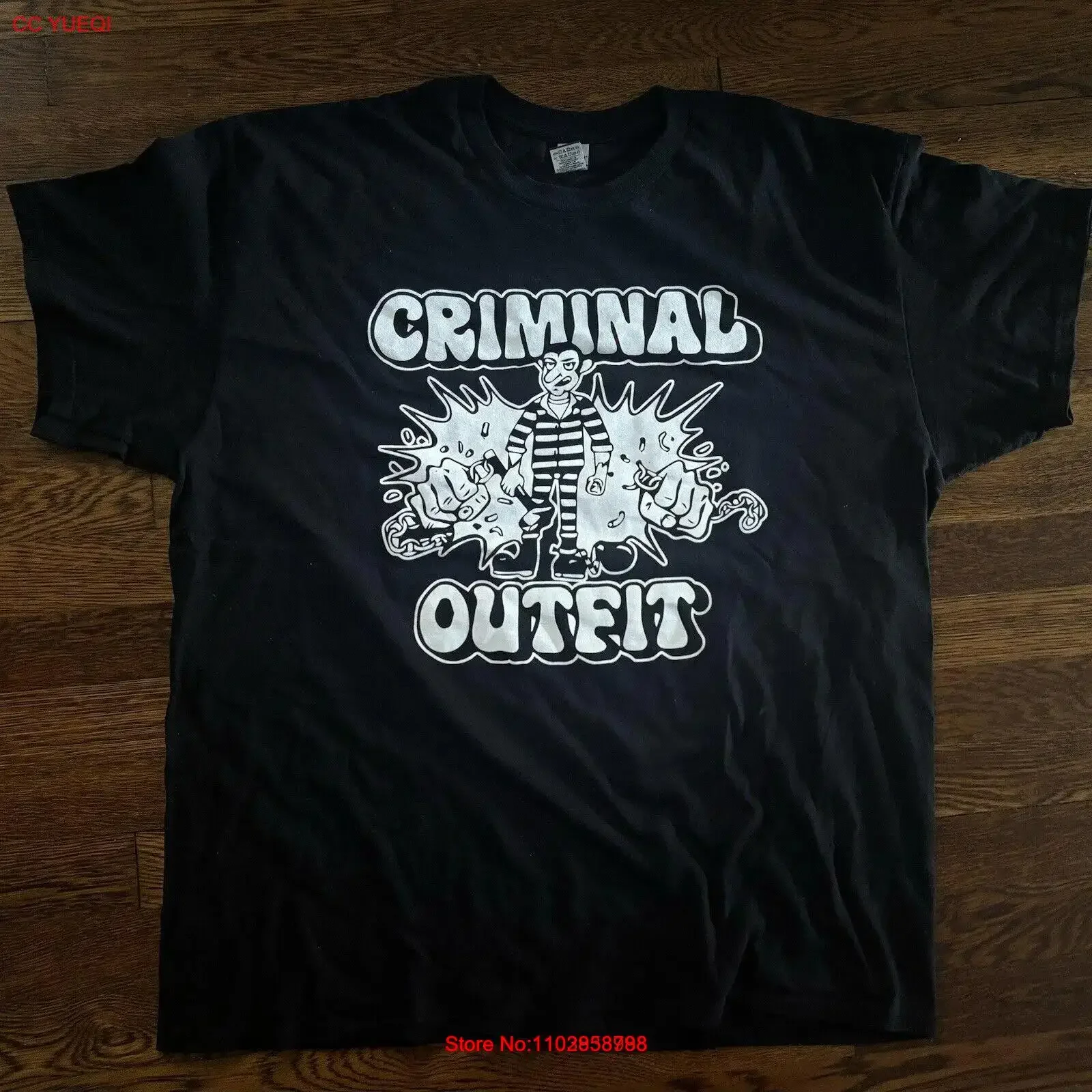 Рубашка Criminal Outfit XL Oi! Skinhead Punk Rock OOP Blitz Долото CMI Chubby Gang