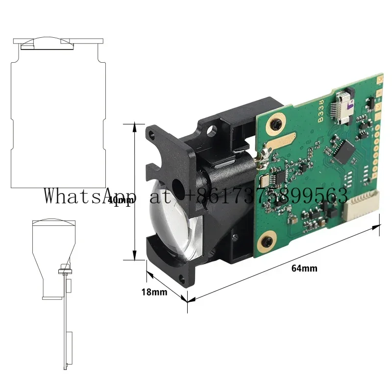 Distance Sensor Module With RS232 Protocol Wireless Bluetooth Transmission Optical Distance Measurement Sensor