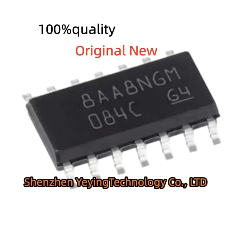 10Pcs 100% New Tl084Cdt 084C Sop14 Operational Amplifier Ic Chip 4Mhz 16V/Us