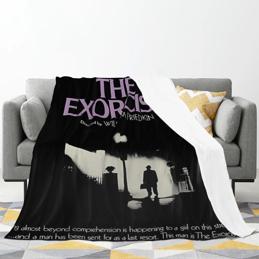 The Exorcist (1973) Throws Blanket Picnic Super Soft Blanket for Travel Bedding Couch Sofa Bed Blanket Birthday Gift