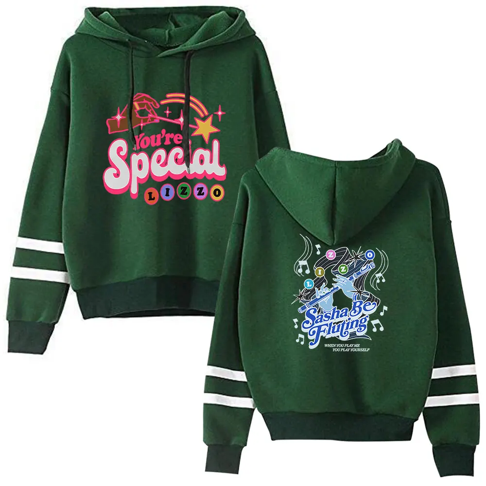 

lizzo hoodies Special tour hoodies for men/women drawstring hoodies sweatshirts music fans hip hop pullovers