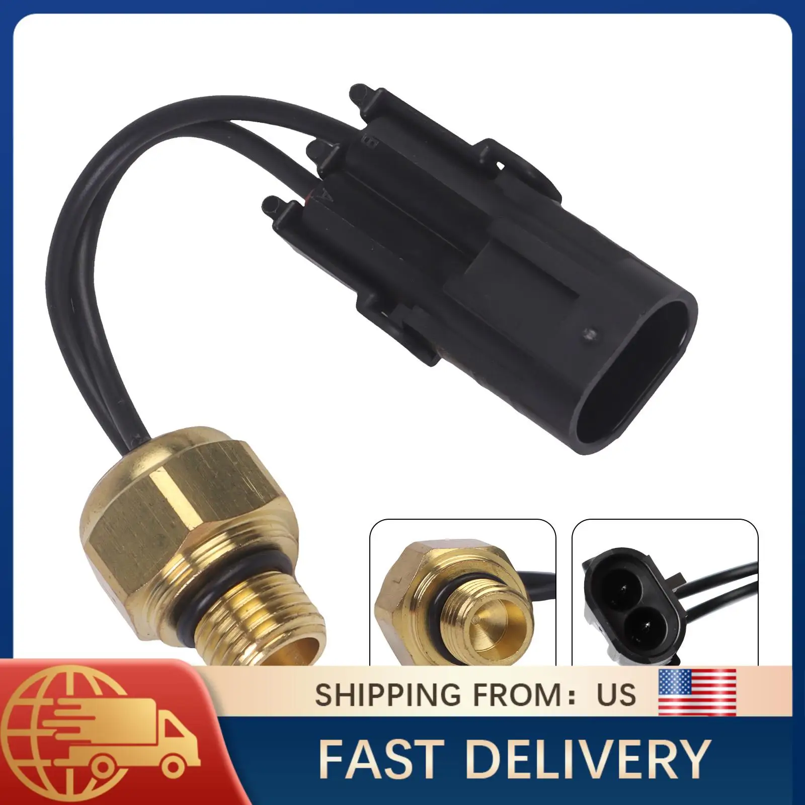 

Переключатель температуры для John Deere 5055E 5045E 5065E 5075E Система охлаждения двигателя трактора OE RE503242, детали