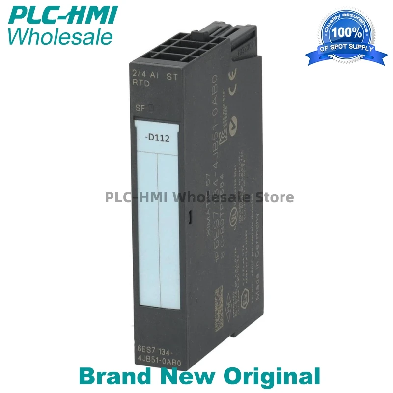 6ES7134-4JB51-0AB0 6ES71344JB510AB0 SIMATIC DP, Electronics module for ET 200S, 2/4 AI RTD Standard Original Brand New