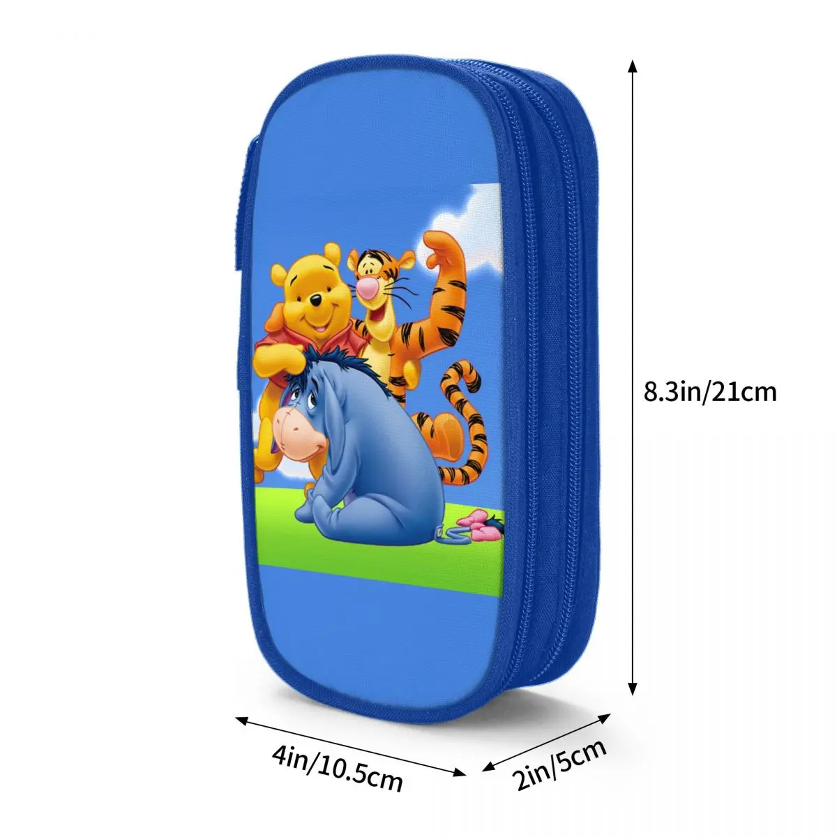 Winnie The Pooh Poster Pencil Case Students Cute Pencil Bag Pattern School Pencil Cases Supplies Birthday Present
