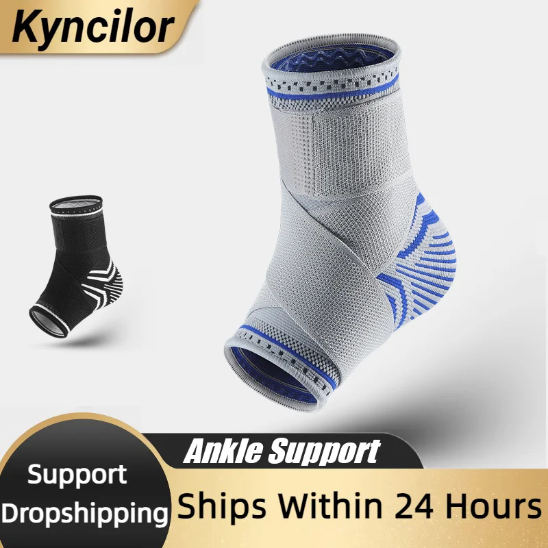 1 Pcs Ankle Support Bandage Compression Sleeve Breathable for Injury Recovery Joint Pain Basket Foot Sports Socks Tobillera