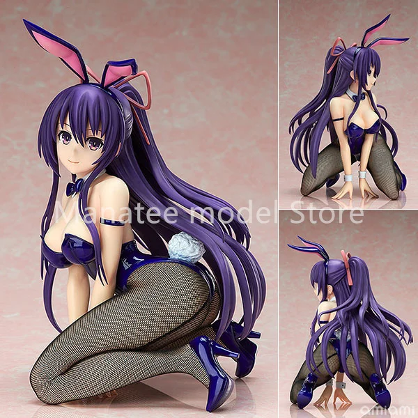 

БЕСПЛАТНО Оригинальный B-стиль Date A Live IV Tohka Yatogami: Bunny Ver. 1/4 ПВХ Фигурка Аниме Модель Игрушки Коллекция Кукла Подарок